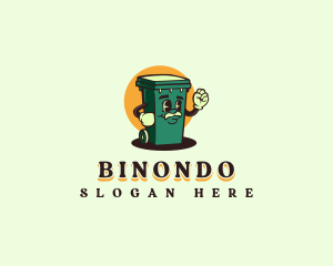 Garbage Bin - Garbage Trash Bin logo design