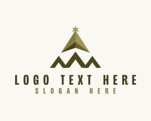 Direction - Navigation Direction Mountain logo design