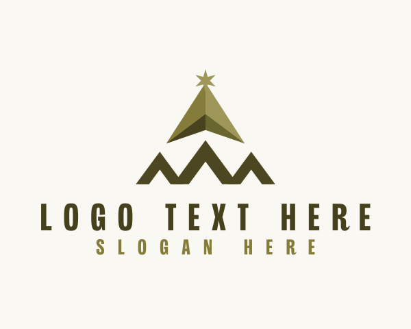 Direction - Navigation Direction Mountain logo design