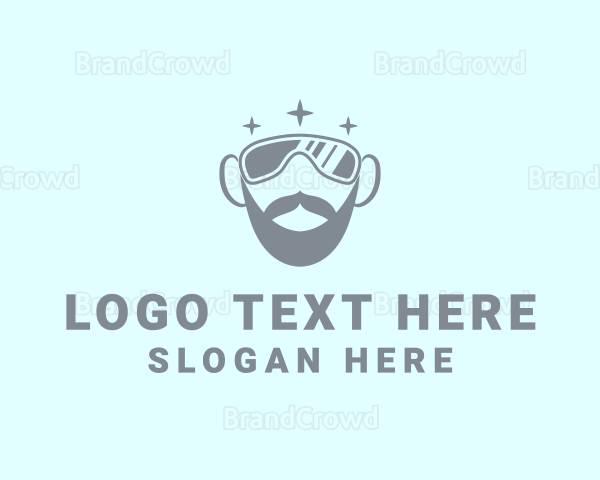 Cool Beard Sunglasses Logo