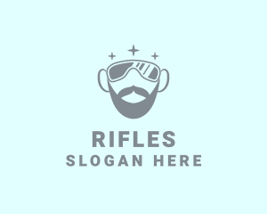 Cool Beard Sunglasses Logo