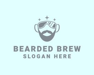 Cool Beard Sunglasses logo design
