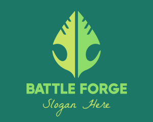 Fight - Green Leaf Nature logo design