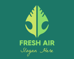 Green Leaf Nature logo design