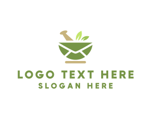 Holistic-therapy - Mail Leaves Pharmacy logo design