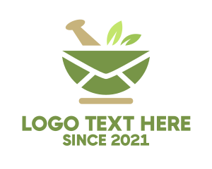 Leaves - Mail Leaves Pharmacy logo design
