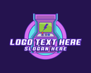 Video - Computer Arcade Game logo design