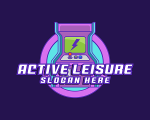 Computer Arcade Game logo design