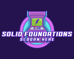 Play - Computer Arcade Game logo design