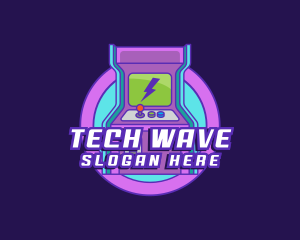 Electronic - Computer Arcade Game logo design