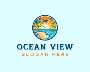 Vacation Beach Getaway logo design