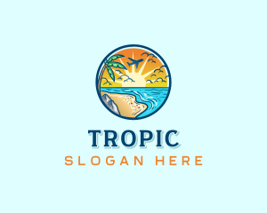 Vacation Beach Getaway logo design