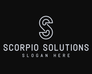 Professional Company Letter S logo design