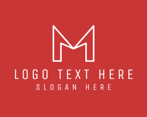 Company - Modern Company Letter M logo design