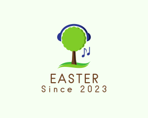 Peace - Tree Music Streaming logo design