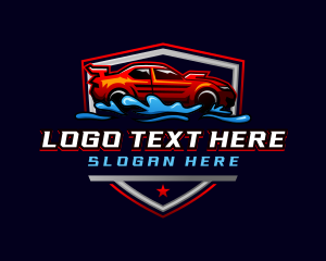 Garage - Vehicle Car Wash logo design