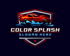 Vehicle Car Wash logo design