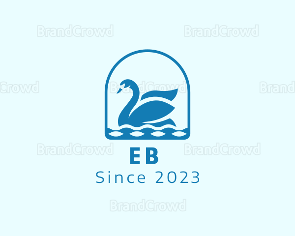 Elegant Goose Swan Logo