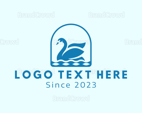 Elegant Goose Swan Logo