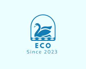 Swan - Elegant Goose Swan logo design