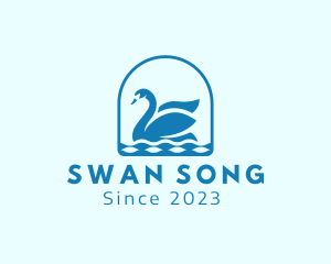 Elegant Goose Swan logo design