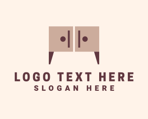 Carpentry - Wooden Cabinet Furniture logo design