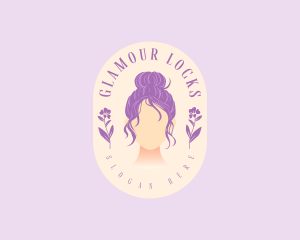 Wig - Hair Wig Dye logo design