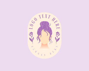 Wig - Hair Wig Dye logo design