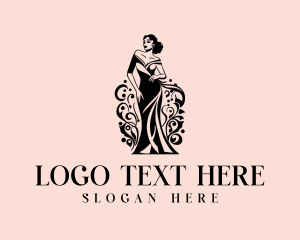 Runway - Couture Wedding Gown logo design