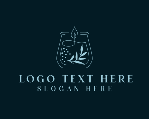 Paraffin Wax - Scented Wax Candle logo design