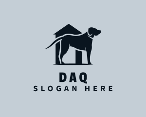 Pet Dog Kennel Shelter Logo