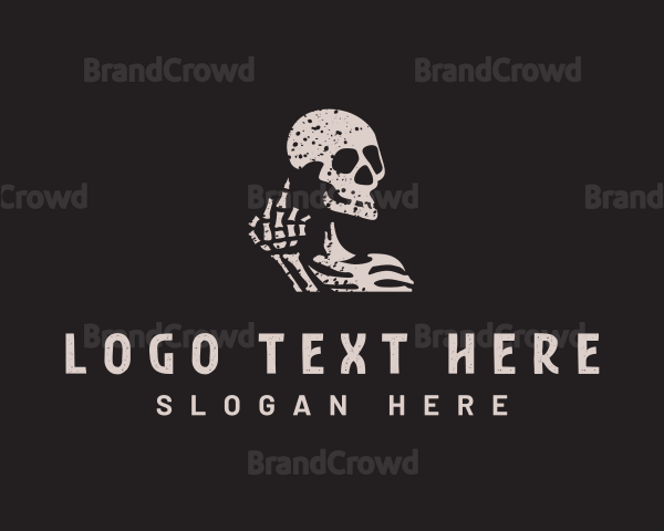 Profanity Skull Skeleton Logo