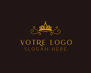 Monarchy - Golden Crown Jewelry logo design