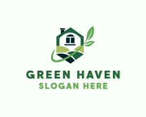 Landscaper - Greenhouse Plant Landscaping logo design