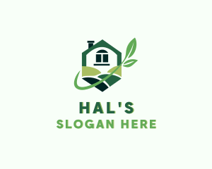 Landscaper - Greenhouse Plant Landscaping logo design