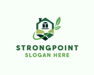 Horticulture - Greenhouse Plant Landscaping logo design