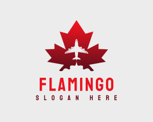 Flying - Flying Airplane Canada logo design