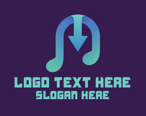 Download - Music Download App logo design