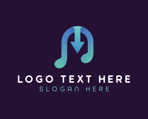 Download - Music Download App logo design