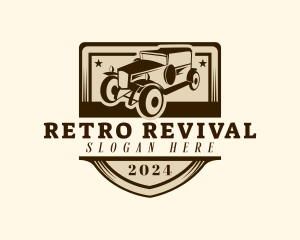Vintage - Vintage Car Mechanic logo design