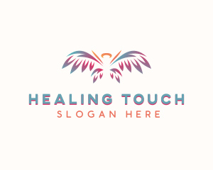 Heavenly Angel Wings logo design