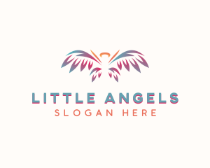 Heavenly Angel Wings logo design