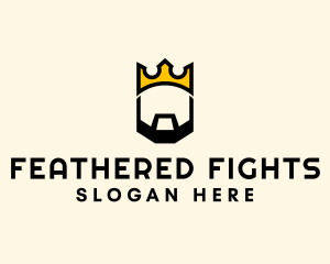 King Crown Beard logo design