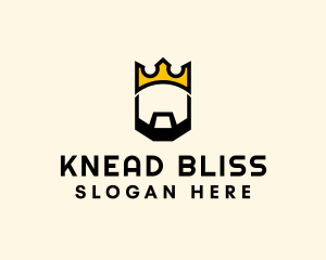 King Crown Beard logo design