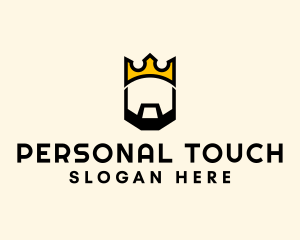 Personal - King Crown Beard logo design