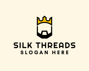 King Crown Beard logo design