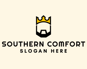 King Crown Beard logo design