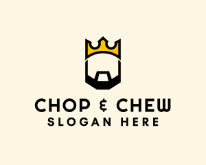 Personal - King Crown Beard logo design