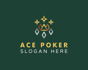 Poker - Diamond Crown Poker logo design