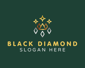 Diamond Crown Poker logo design